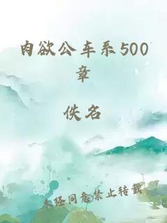 肉欲公车系500章