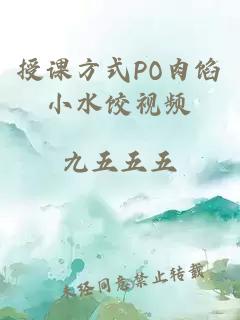 授课方式PO肉馅小水饺视频