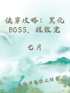 快穿攻略：黑化BOSS，极致宠